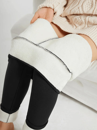 Cozy Knit High Waist Leggings For Running And Workouts
