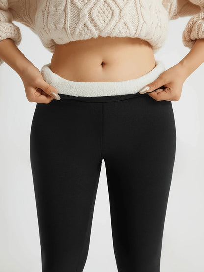 Cozy Knit High Waist Leggings For Running And Workouts