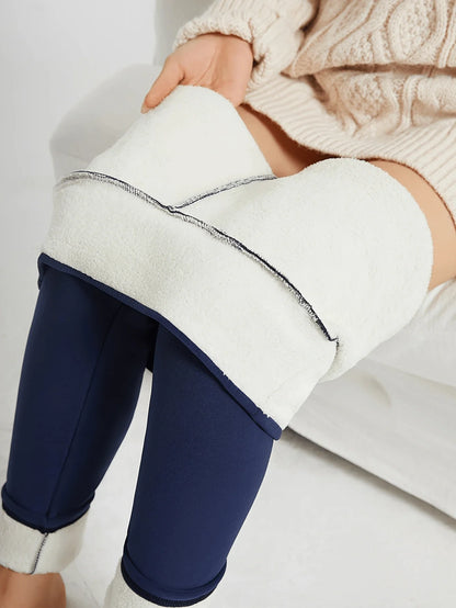 Cozy Knit High Waist Leggings For Running And Workouts