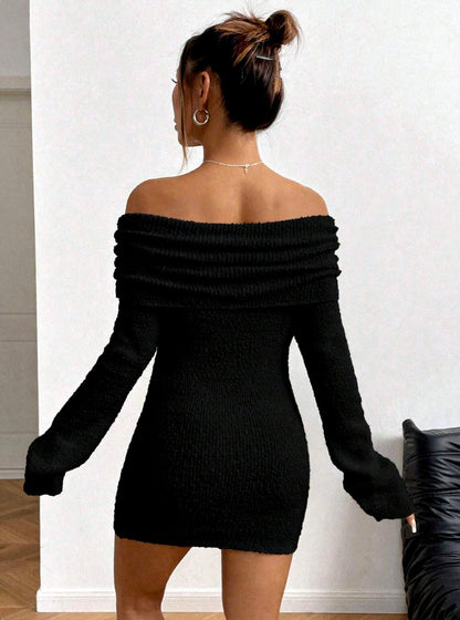 Evelina Knitted Mini Dress