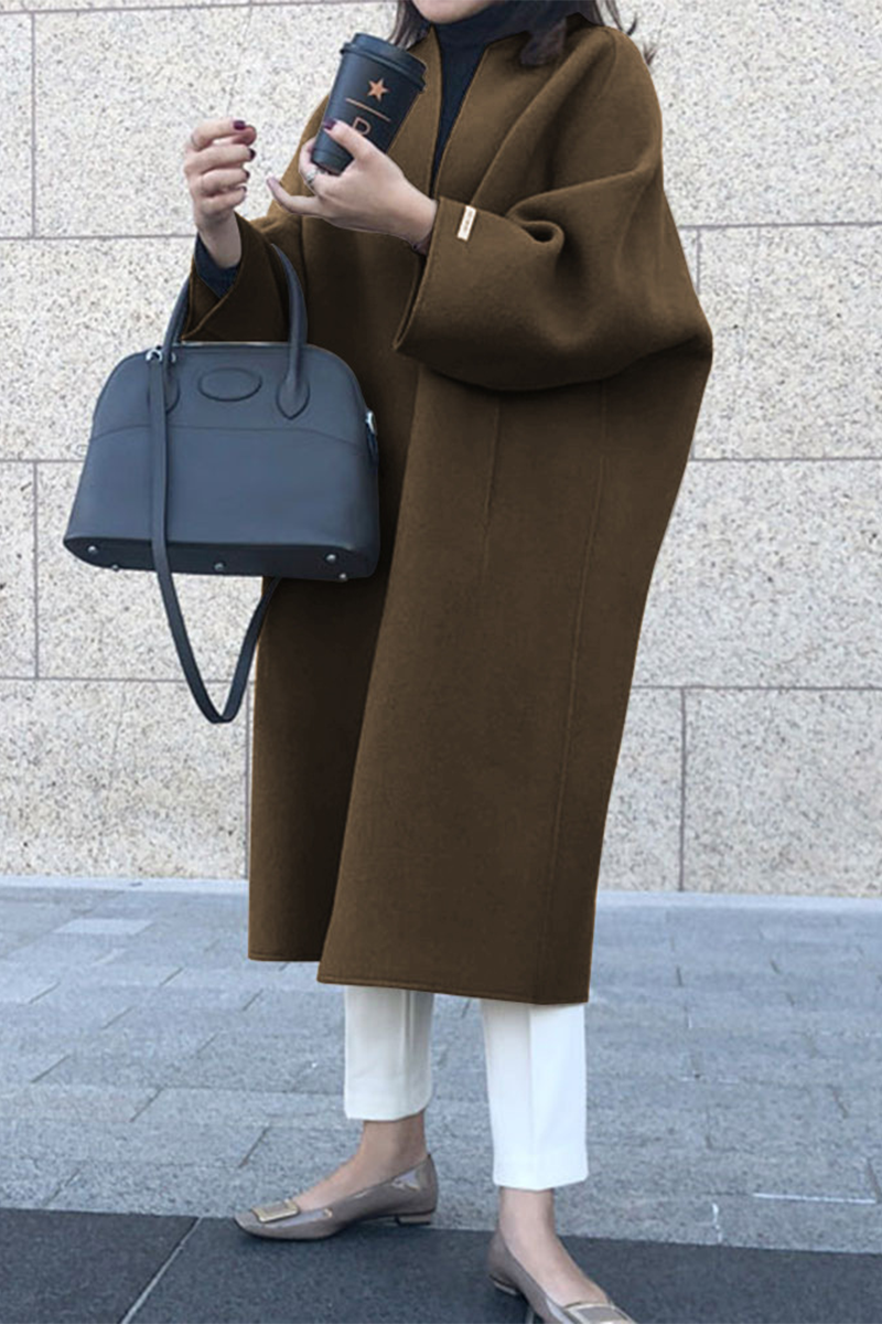 Casual Street Pocket Cardigan Collar Outerwear(6 Colors)