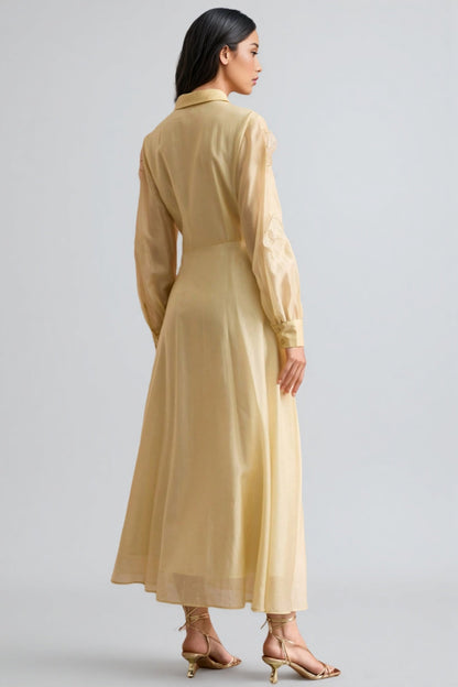 Charlaf Lace Flower Maxi Dress