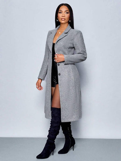 Winter Jacket With Defined Waist For Polished Workwear