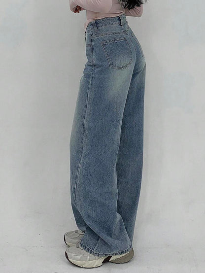 Low Waist Straight Jeans