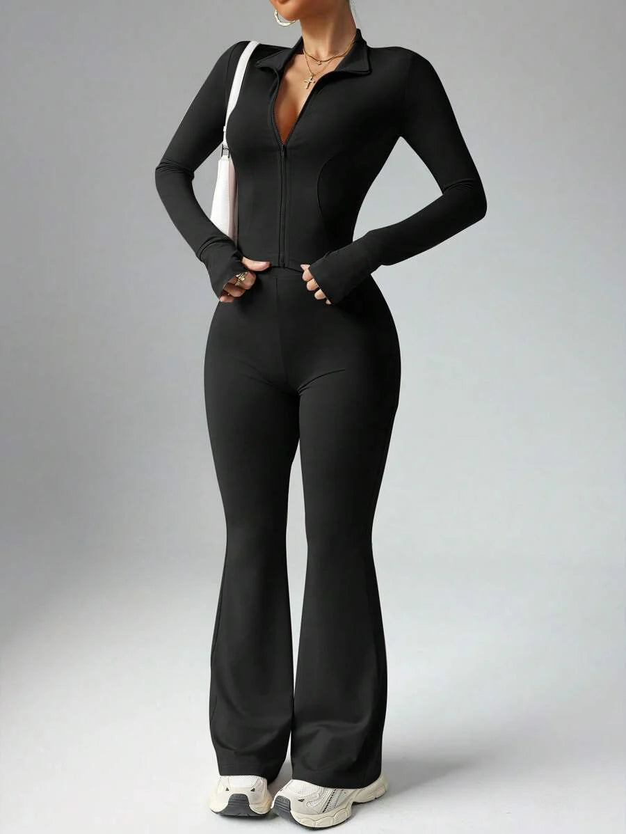 Zip Studio Slim Jacket Pant Set
