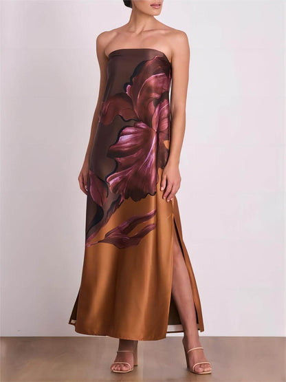 Sophia-Charm Floral Maxi Dress