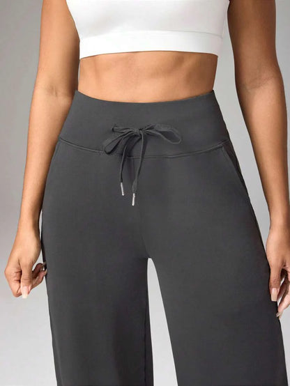 Zenflex Drawstring Flare Pants