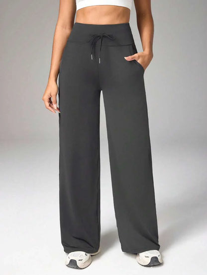Zenflex Drawstring Flare Pants