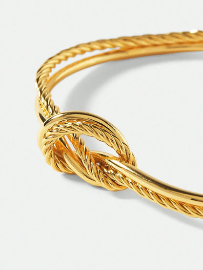18K Gold Plated Minimalist Bracelet For Everyday Elegance