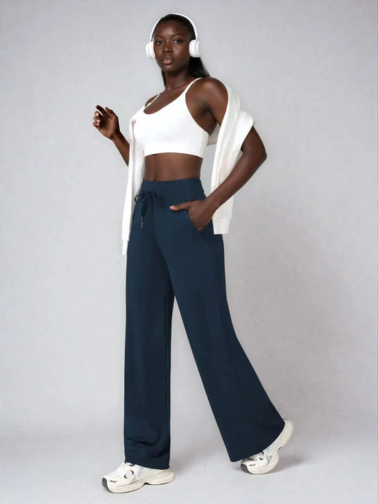 Zenflex Drawstring Flare Pants