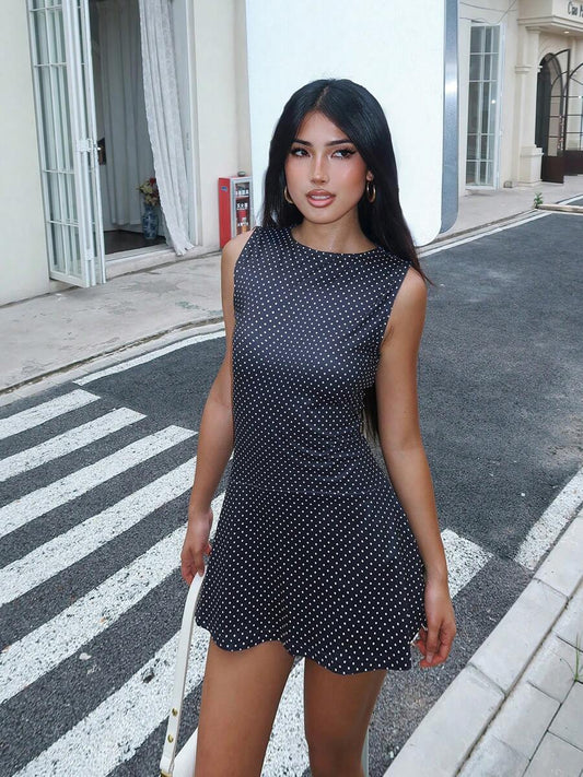 Arissa Dot Mini Dress