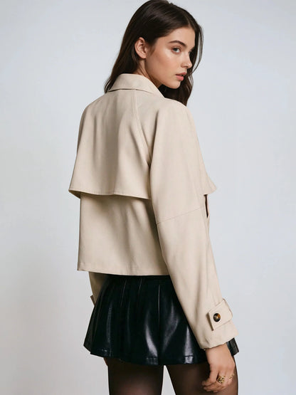 Timeless Trench Coat Double Breasted Old Money Style