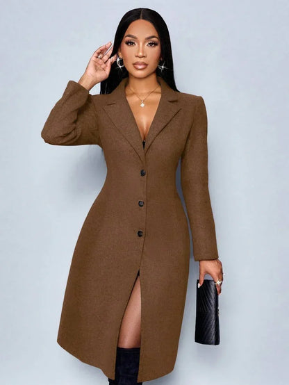 Winter Jacket With Defined Waist For Polished Workwear
