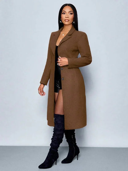 Winter Jacket With Defined Waist For Polished Workwear