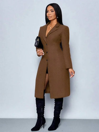 Winter Jacket With Defined Waist For Polished Workwear