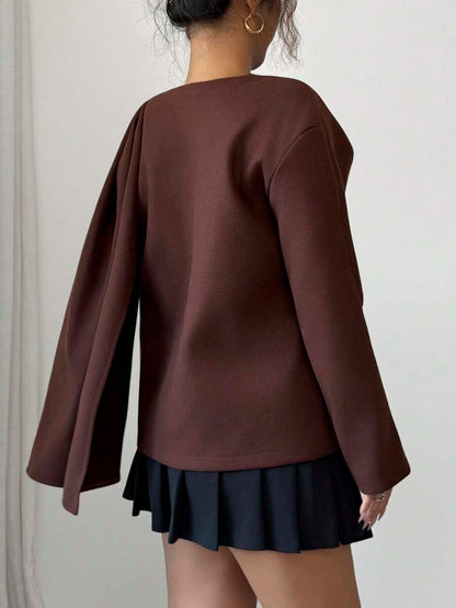 Vintage Black Shawl Collar Jacket