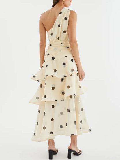 Kline Polka Dot Maxi Dress