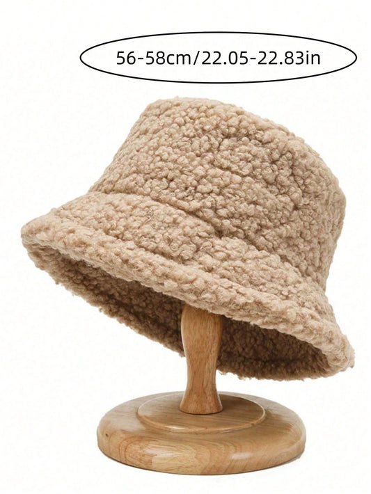 Mongolian Plush Winter Warm Furry Beanie Cap for Women