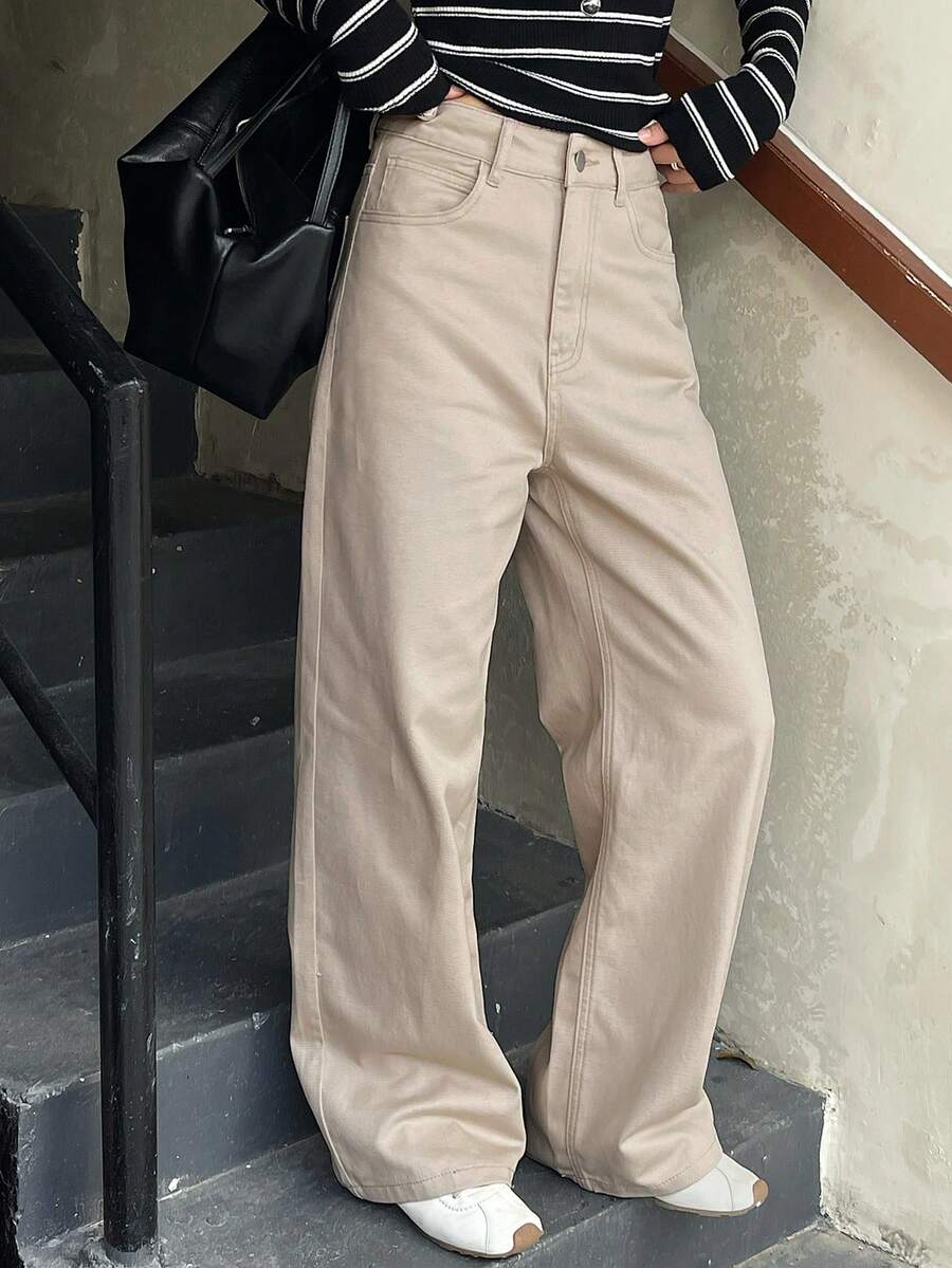 Low Waist Straight Jeans