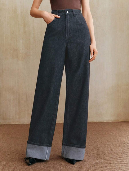 Straight Leg Denims For Women Slim Fit Winter Date Night Ready Wardrobe Essential