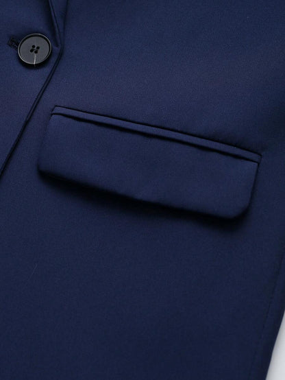 Lapel Crest Blazer