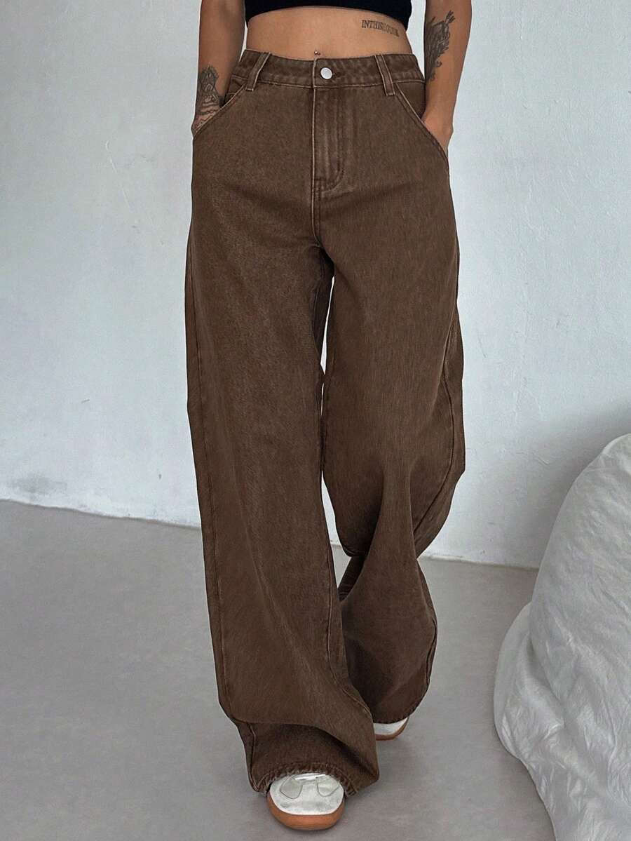 Tall Midrise Loose Straight Jeans