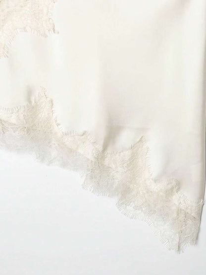 Contrast Lace Spaghetti Strap Top