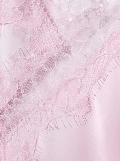 Contrast Lace Spaghetti Strap Top