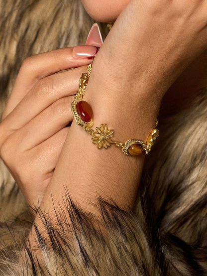 Vintage Tiger Eye Bracelet
