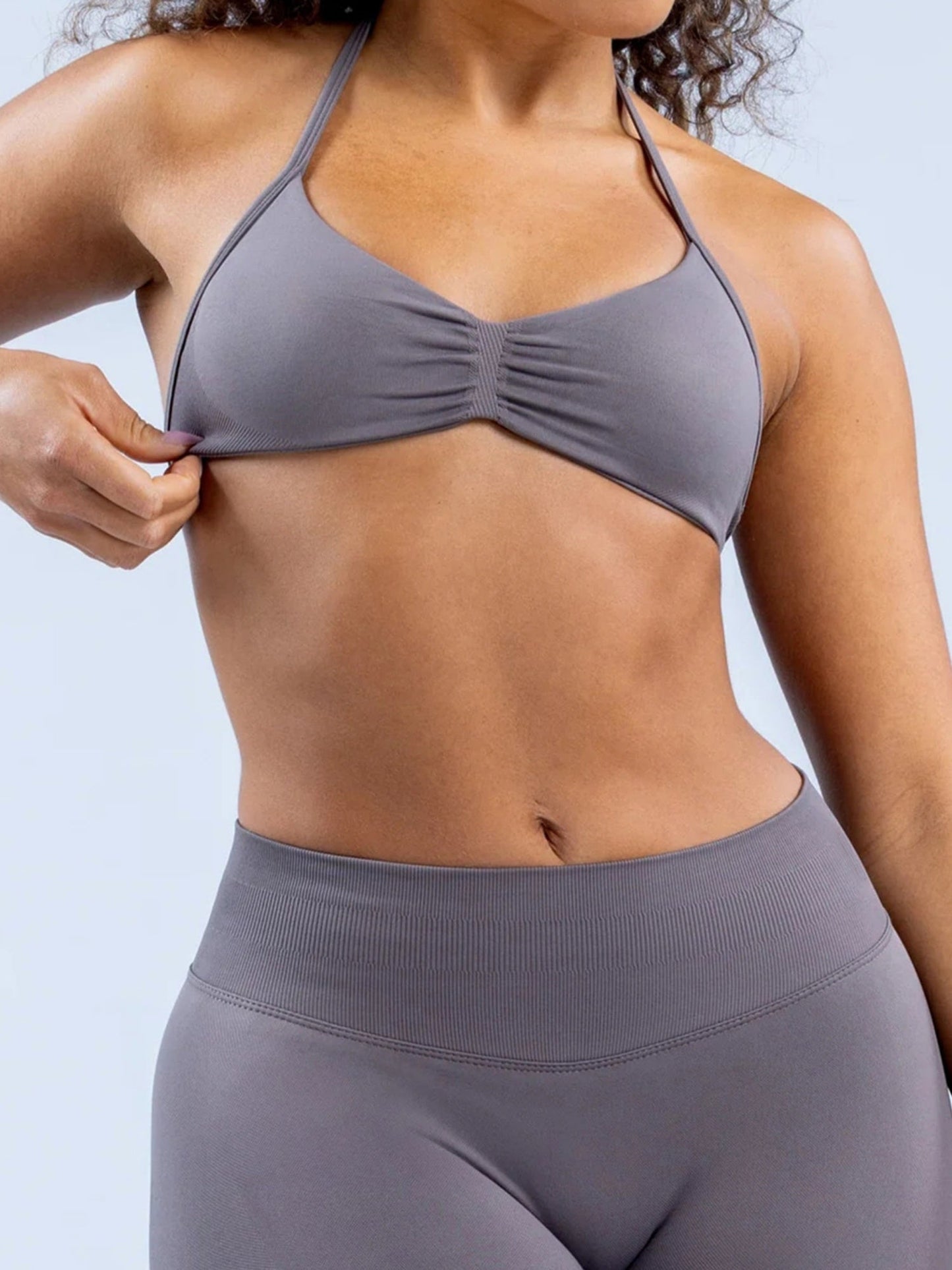 Seamless Halter Bra Beautiful Back Yoga Underwear Vest