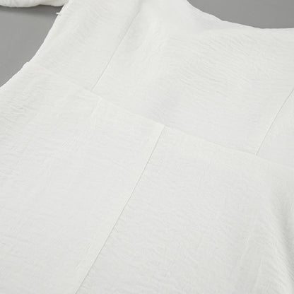Fae Off Shoulder Dress - White