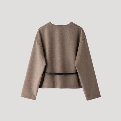 | Women's Belted Wrap Jacket Top