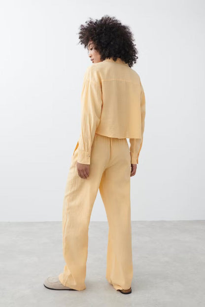 Amaya Linen Blend Shirt