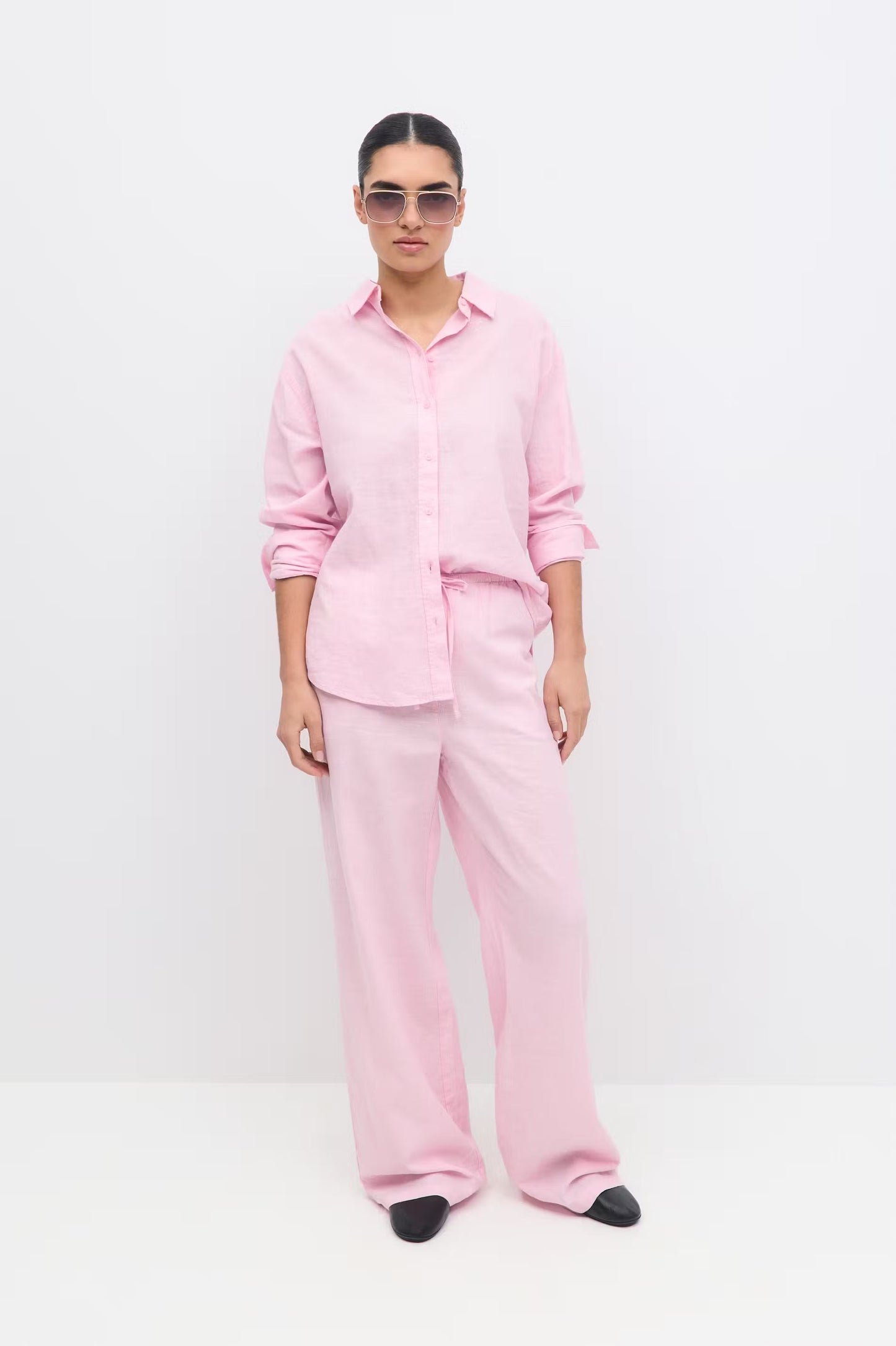 Amaya Linen Blend Trousers