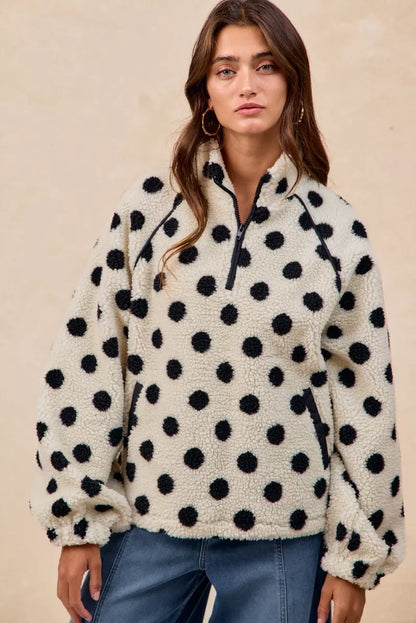 BiBi Polka Dot Sherpa
