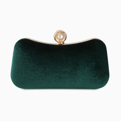 Megan Velvet Clutch