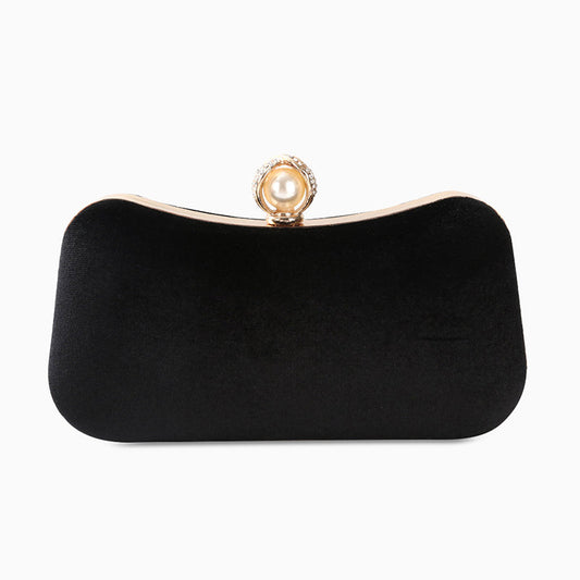 Megan Velvet Clutch