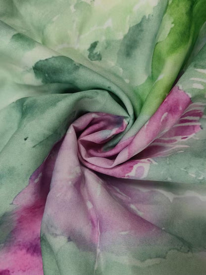 Off-the-shoulder Tie-dye Camisole Shawl Dress Two-piece Set