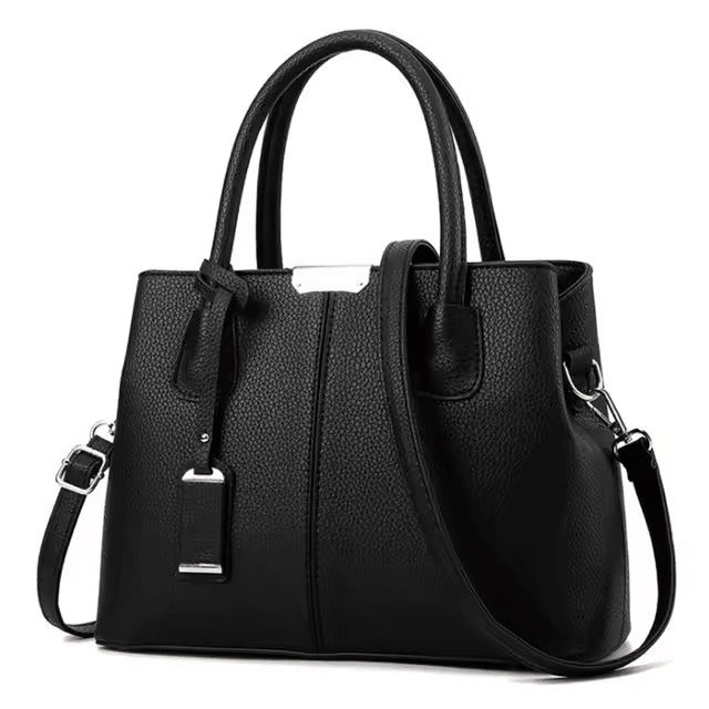 Maison Structured Leather Tote Bag | Dual Carry Design