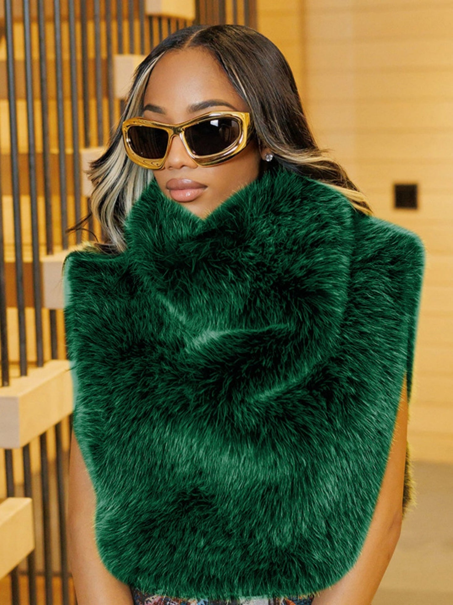 Faux Fur Furry Tank Top/vest