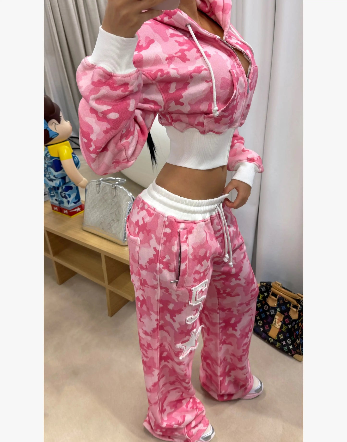 Celia Cropped Tracksuit