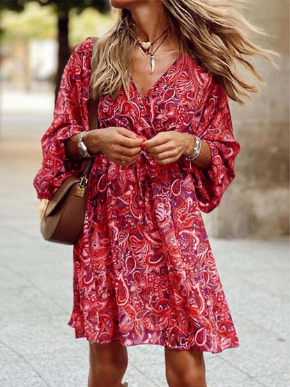 Printed Loose Dress