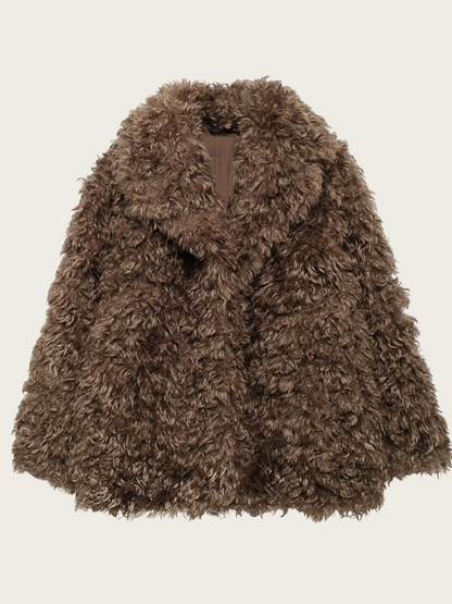 Alexzandria Faux Fur Teddy Coat
