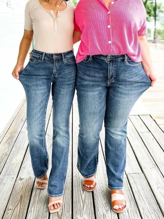 Tummy Control Bootcut Jeans