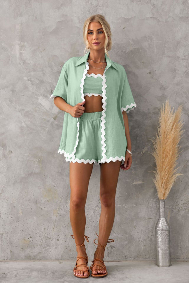 Usher Co-ord - Light Green