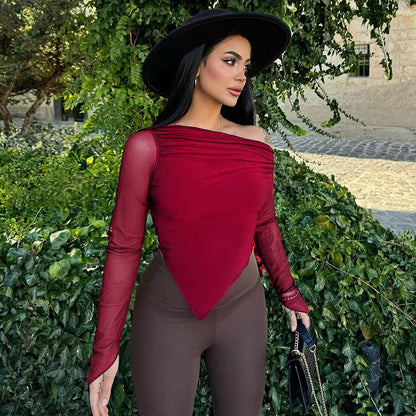 Zena Top-Red