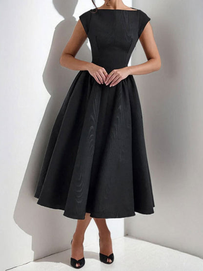 Sexy Big Backless Big A Pendulum Temperament Maxi Dresses
