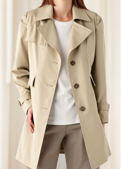 Straight Mid-length Trench Coats