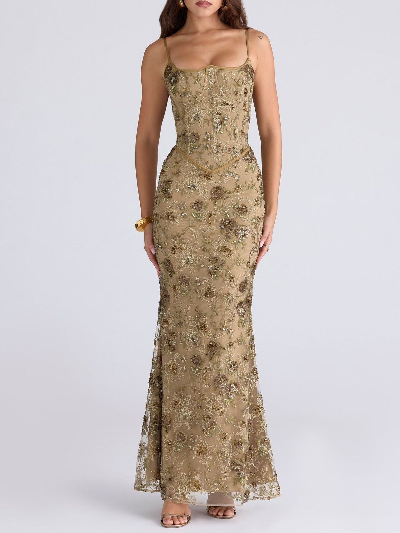 Low-cut Sleeveless Sexy Backless Tie-up Long Dress