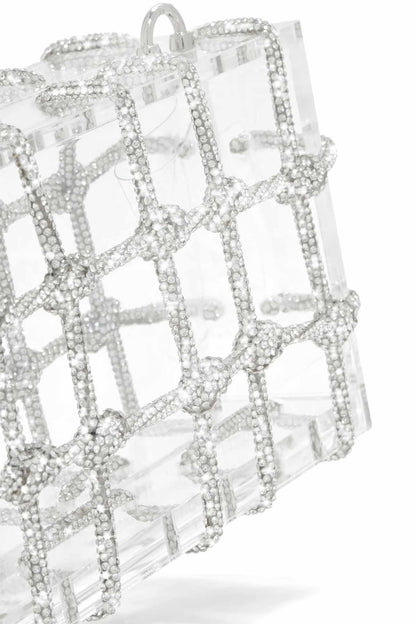 Rhinestone Clear Shoulder Bag